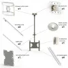 Supporto a soffitto Multibrackets M Public Ceilingmount Medium Single bianco 3000 capacità di carico massima 30 kg dimensione minima schermo 32 pollici dimensione massima schermo 55 pollici
