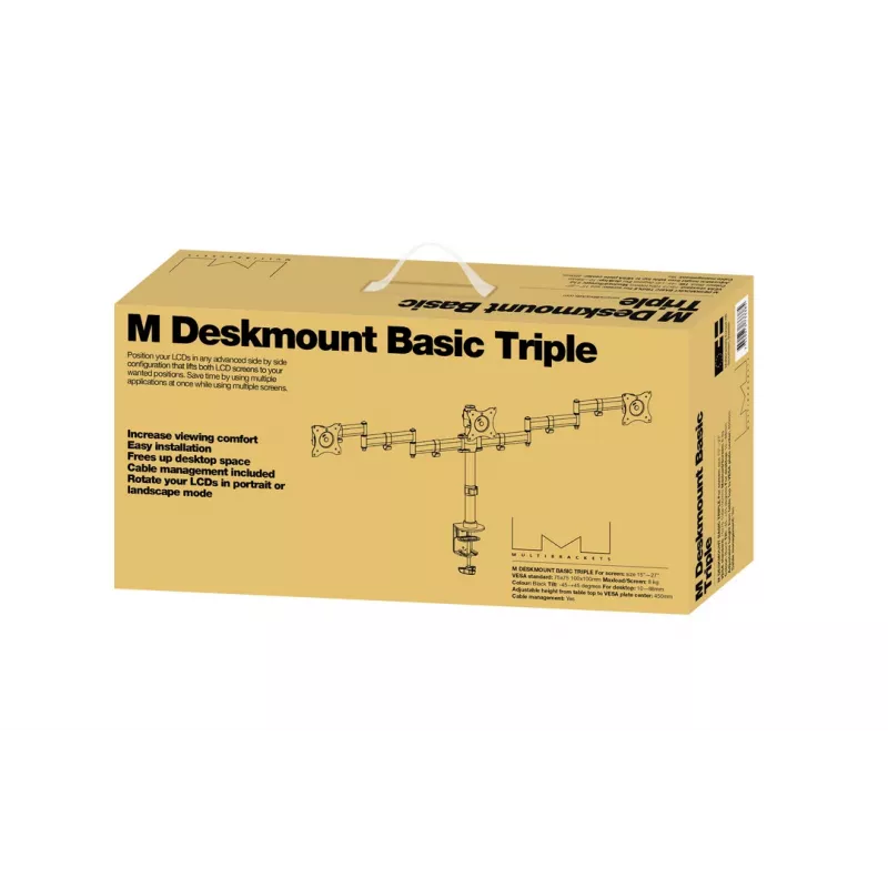 Supporto da scrivania Multibrackets M Deskmount Basic Triple