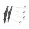 Braccio di montaggio per schermo piatto MULTIBRACKETS M Pro Series Tilt Arms 400mm, nero, alluminio/acciaio, 2 pezzi
