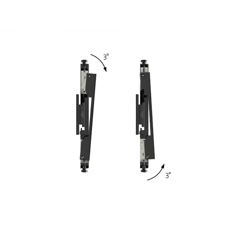 Braccio di montaggio per schermo piatto Multibrackets M Pro Series Micro-Adjustable Arms 400mm nero acciaio