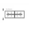 Braccio di montaggio per schermo piatto Multibrackets M Pro Series Micro-Adjustable Arms 400mm nero acciaio