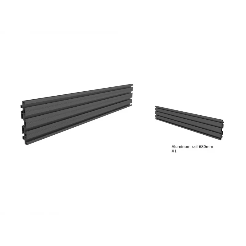 Guida Multibrackets M Pro Series Single Screen Rail 68cm nero