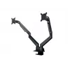 Multibrackets M VESA Gas Lift Arm Dual Side by Side nero morsetto 20 kg 15-32 pollici