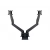 Multibrackets M VESA Gas Lift Arm Dual Side by Side nero morsetto 20 kg 15-32 pollici