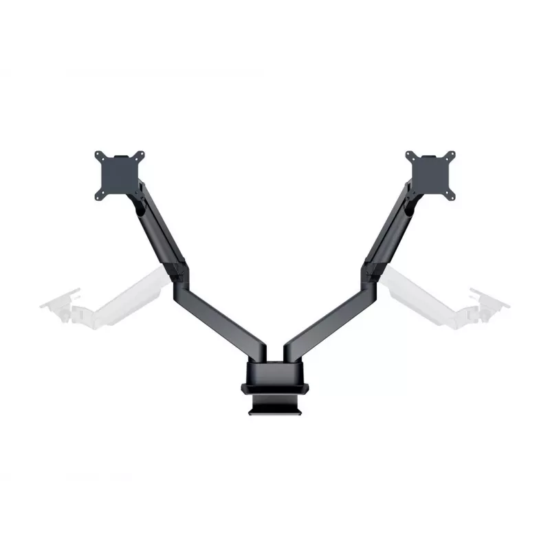 Multibrackets M VESA Gas Lift Arm Dual Side by Side nero morsetto 20 kg 15-32 pollici
