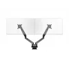 Multibrackets M VESA Gas Lift Arm Dual Side by Side nero morsetto 20 kg 15-32 pollici