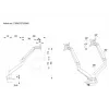 Multibrackets M VESA Gas Lift Arm Dual Side by Side nero morsetto 20 kg 15-32 pollici