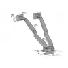 Multibrackets M VESA Gas Lift Arm Dual Side by Side nero morsetto 20 kg 15-32 pollici