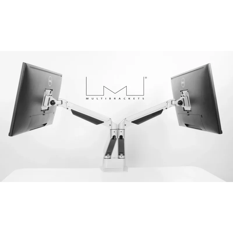 Multibrackets M VESA Gas Lift Arm Dual Side by Side nero morsetto 20 kg 15-32 pollici