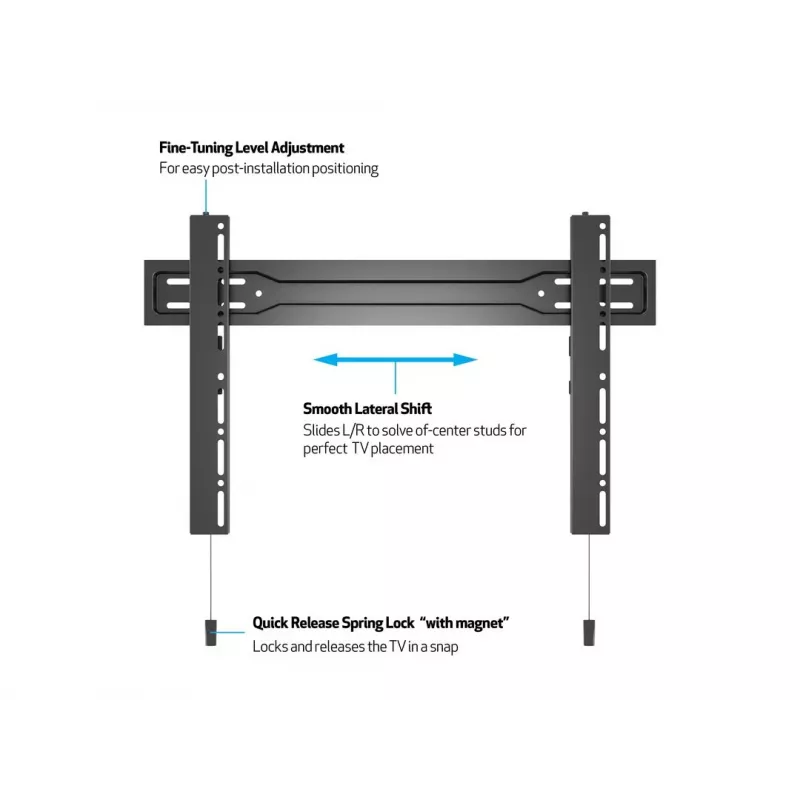 Multibrackets M VESA supporto a parete Super slim Fixed 600 MAX 35 kg 32-100 pollici