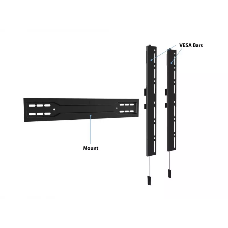 Multibrackets M VESA supporto a parete Super slim Fixed 600 MAX 35 kg 32-100 pollici