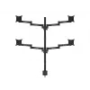 Supporto da scrivania Multibrackets M VESA Officeline Quad nero