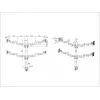 Supporto da scrivania Multibrackets M VESA Officeline Quad nero