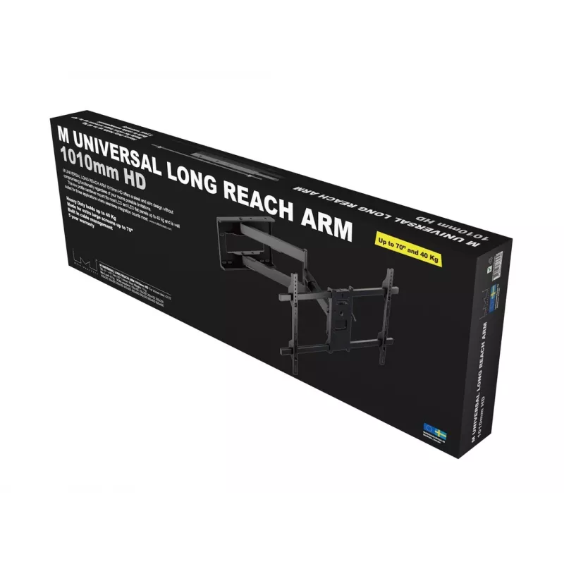 Multibrackets M Universal Long Reach Arm 1010 mm HD Single 40 kg 42-75 pollici