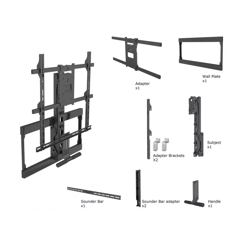 Supporto, Multibrackets, M Pull Down Full Motion Flexarm