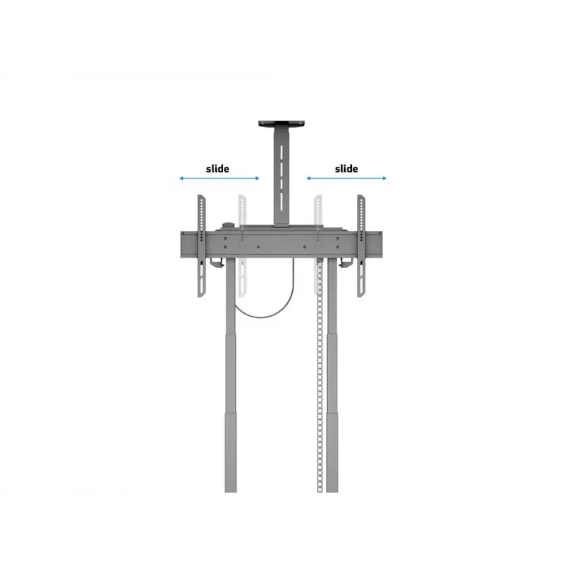 Multibrackets M Motorized Floorstand 120 kg nero incl. armadio e ripiano per camera