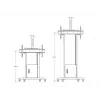 Multibrackets M Motorized Floorstand 120 kg nero incl. armadio e ripiano per camera