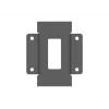 Piastra per dispositivi Multibrackets M Pro Series piastra di collegamento nero acciaio 2,1 kg