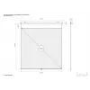 Multibrackets M 1:1 schermo di proiezione manuale 240x240, 135 pollici White Edition