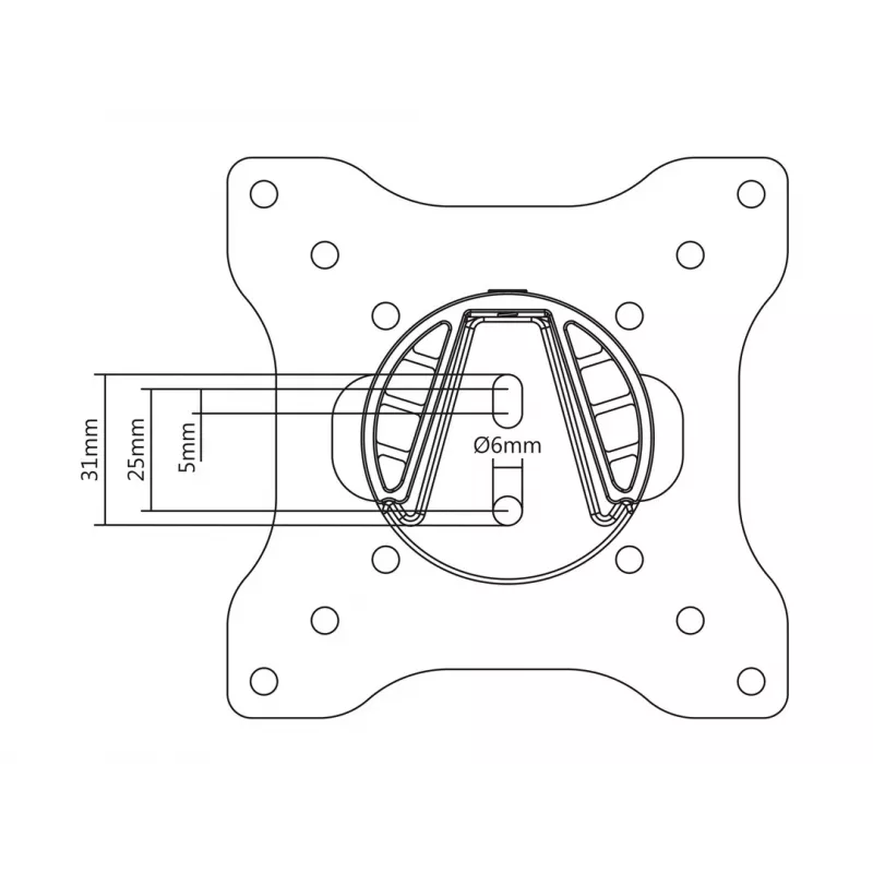 Supporto Full-Motion Multibrackets M VESA I 50 75 100
