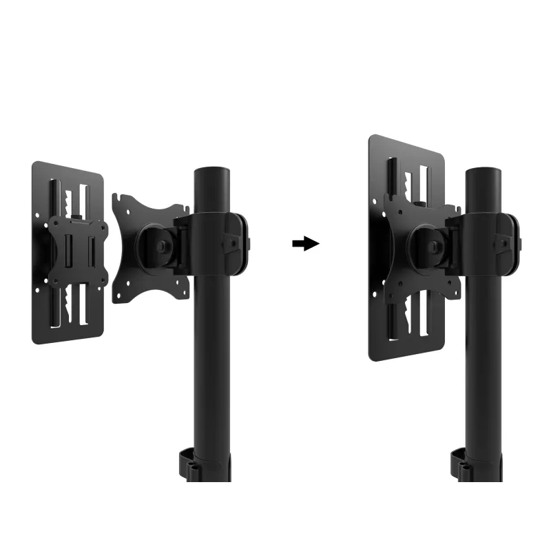 Multibrackets M VESA Monitor Slider nero morsetto 8 kg 13-27 pollici