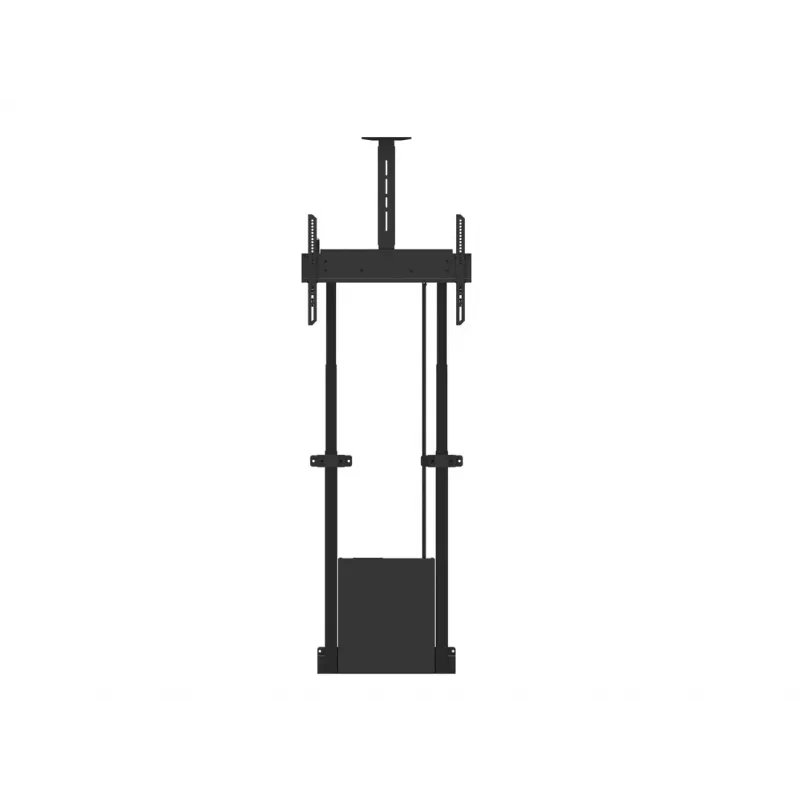 Multibrackets M supporto da terra motorizzato 120 kg nero incl. ripiano per camera