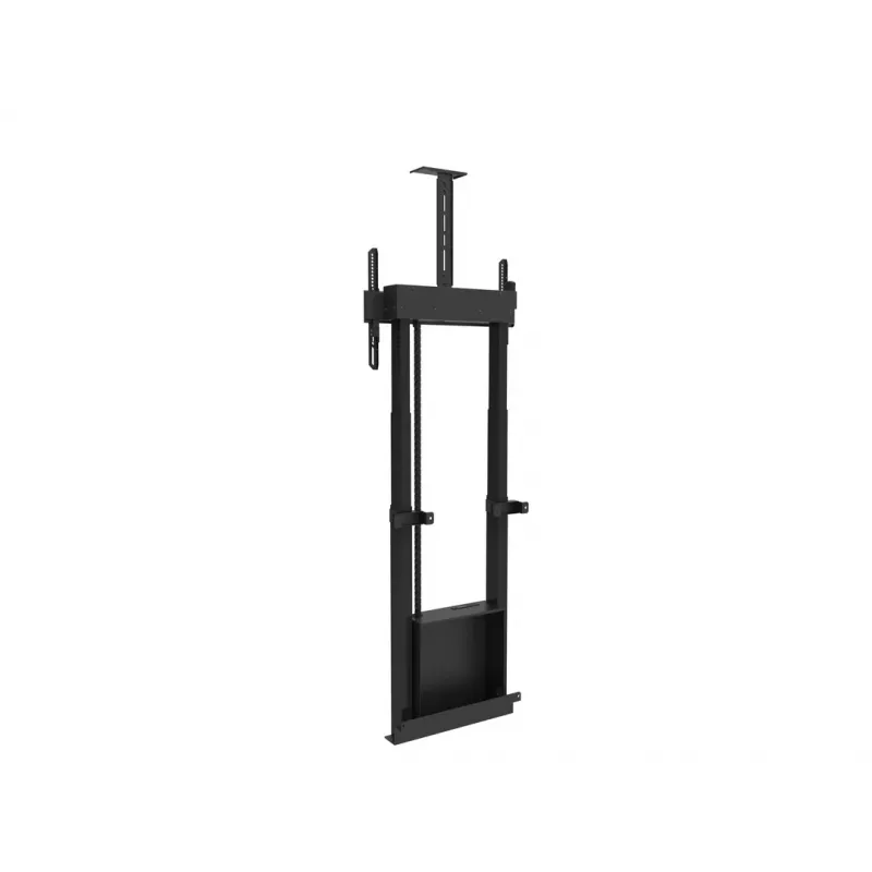 Multibrackets M supporto da terra motorizzato 120 kg nero incl. ripiano per camera