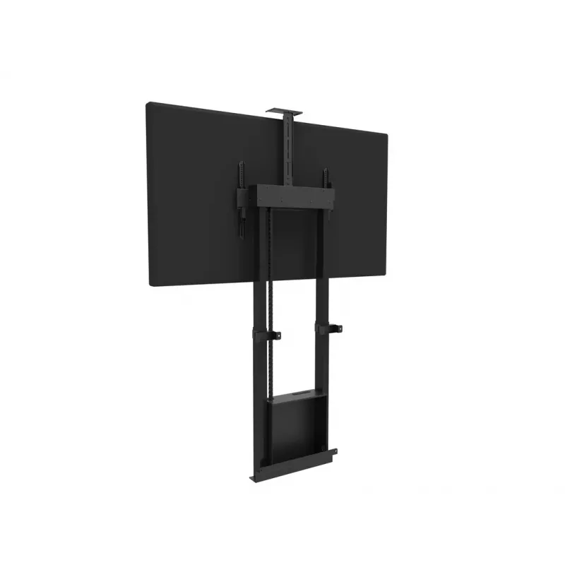 Multibrackets M supporto da terra motorizzato 120 kg nero incl. ripiano per camera