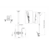 Multibrackets M supporto da soffitto Pro MBC1U VESA 400
