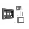 Custodia MULTIBRACKETS M Pro Series per ELO 10 pollici – acciaio, nero, 2 kg