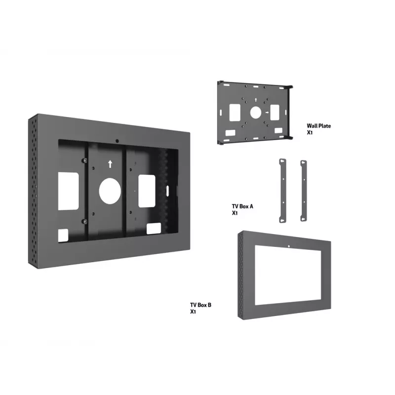 Custodia MULTIBRACKETS M Pro Series per ELO 10 pollici – acciaio, nero, 2 kg