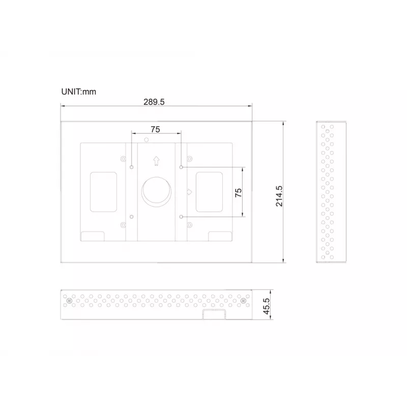 Custodia MULTIBRACKETS M Pro Series per ELO 10 pollici – acciaio, nero, 2 kg