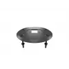 Base passante MULTIBRACKETS M Deskmount HD — corpo in alluminio, nero, Ø 21 cm, H 40 mm, 500 g