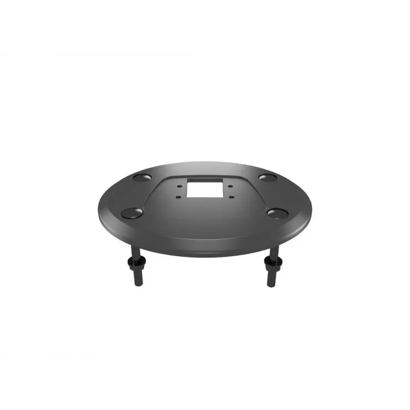 Base passante MULTIBRACKETS M Deskmount HD — corpo in alluminio, nero, Ø 21 cm, H 40 mm, 500 g