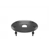 Base passante MULTIBRACKETS M Deskmount HD — corpo in alluminio, nero, Ø 21 cm, H 40 mm, 500 g