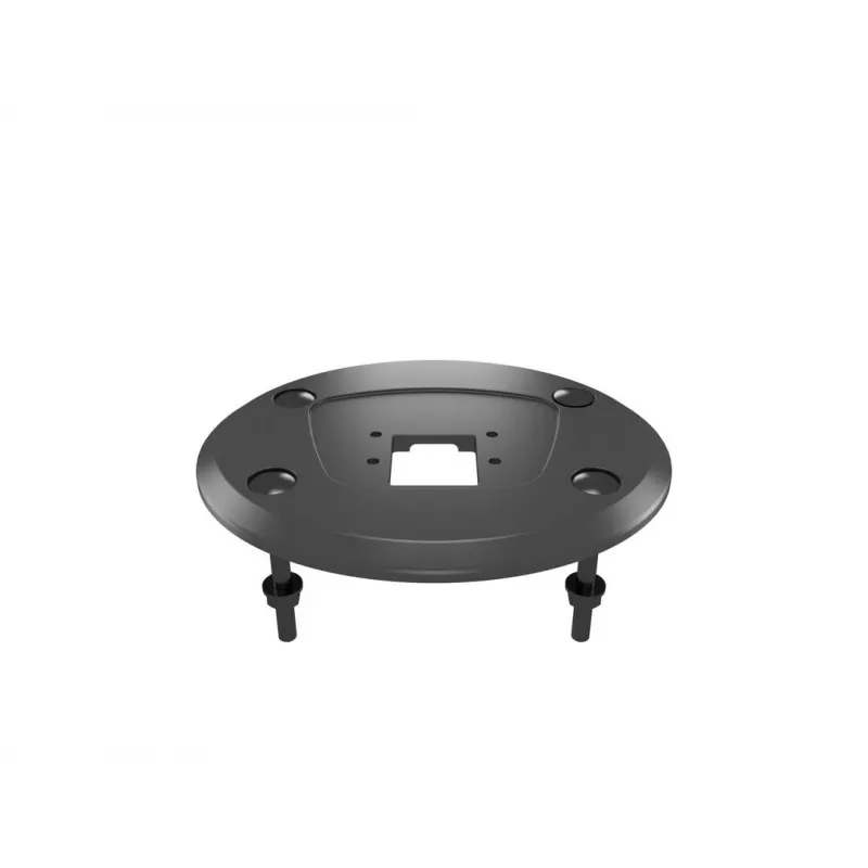 Base passante MULTIBRACKETS M Deskmount HD — corpo in alluminio, nero, Ø 21 cm, H 40 mm, 500 g