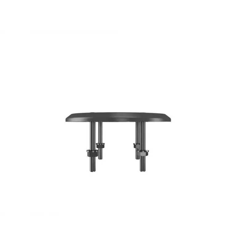 Base passante MULTIBRACKETS M Deskmount HD — corpo in alluminio, nero, Ø 21 cm, H 40 mm, 500 g