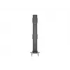 Base passante MULTIBRACKETS M Deskmount HD — corpo in alluminio, nero, Ø 21 cm, H 40 mm, 500 g