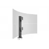Base passante MULTIBRACKETS M Deskmount HD — corpo in alluminio, nero, Ø 21 cm, H 40 mm, 500 g