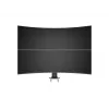Base passante MULTIBRACKETS M Deskmount HD — corpo in alluminio, nero, Ø 21 cm, H 40 mm, 500 g