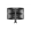 Base passante MULTIBRACKETS M Deskmount HD — corpo in alluminio, nero, Ø 21 cm, H 40 mm, 500 g