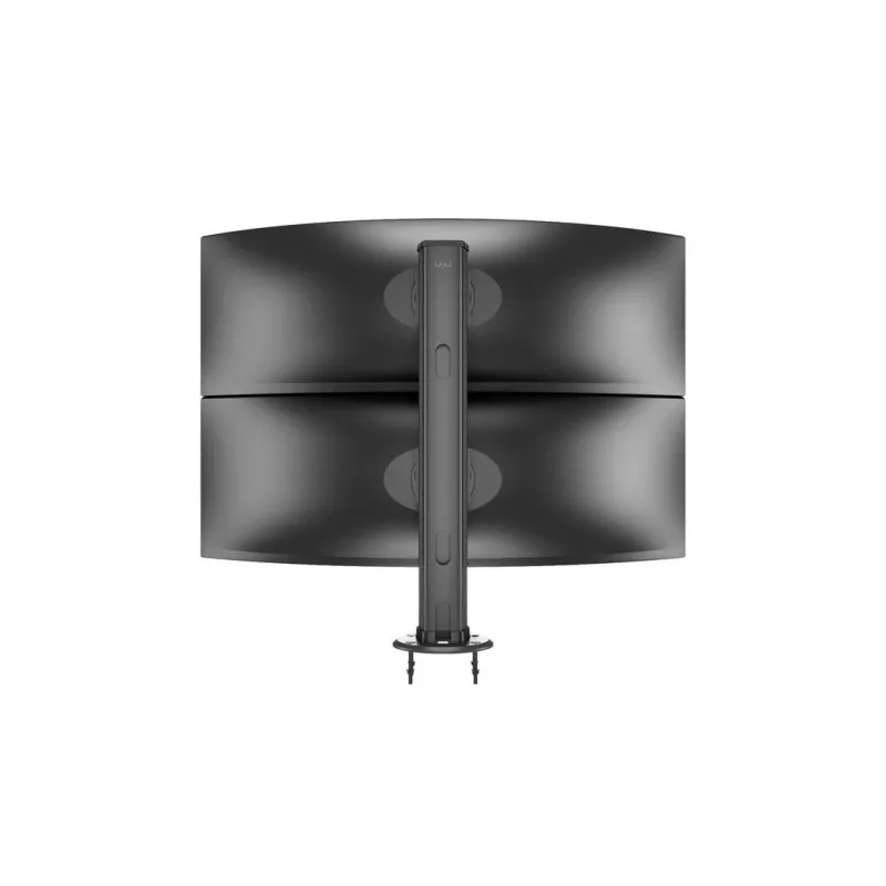 Base passante MULTIBRACKETS M Deskmount HD — corpo in alluminio, nero, Ø 21 cm, H 40 mm, 500 g