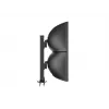 Base passante MULTIBRACKETS M Deskmount HD — corpo in alluminio, nero, Ø 21 cm, H 40 mm, 500 g