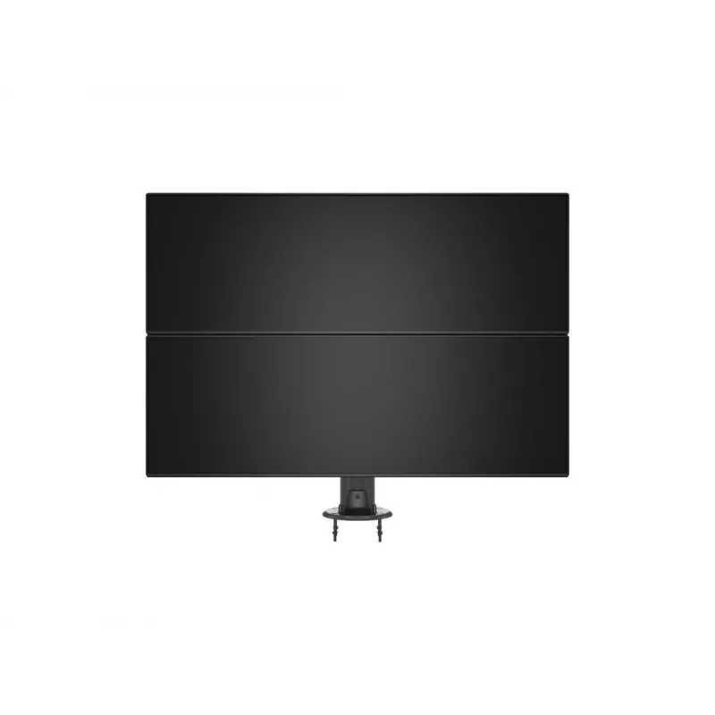 Base passante MULTIBRACKETS M Deskmount HD — corpo in alluminio, nero, Ø 21 cm, H 40 mm, 500 g