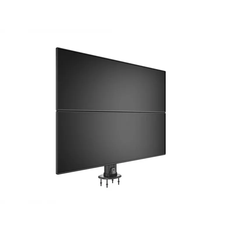 Base passante MULTIBRACKETS M Deskmount HD — corpo in alluminio, nero, Ø 21 cm, H 40 mm, 500 g