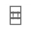 Multibrackets M Pro Series custodia 32 pollici montaggio a parete Small nero acciaio orizzontale/verticale
