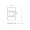 Multibrackets M Pro Series custodia 32 pollici montaggio a parete Small nero acciaio orizzontale/verticale
