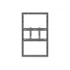 Multibrackets M Pro Series Enclosure 43 pollici Small nero acciaio orizzontale/verticale