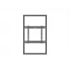 Multibrackets M Pro Series custodia 50 pollici a parete Medium nero acciaio orizzontale/verticale