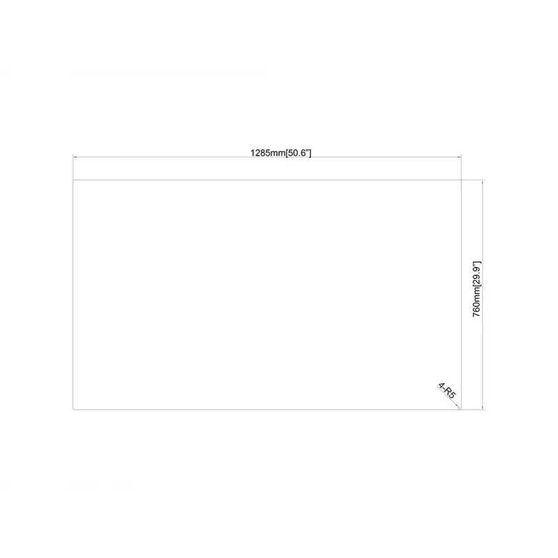 Multibrackets M Pro Series - pellicola di sicurezza policarbonato 55 pollici
